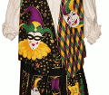 Mardi Gras Vest/Skirt