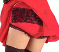 Red/Black Ruffle Underpants